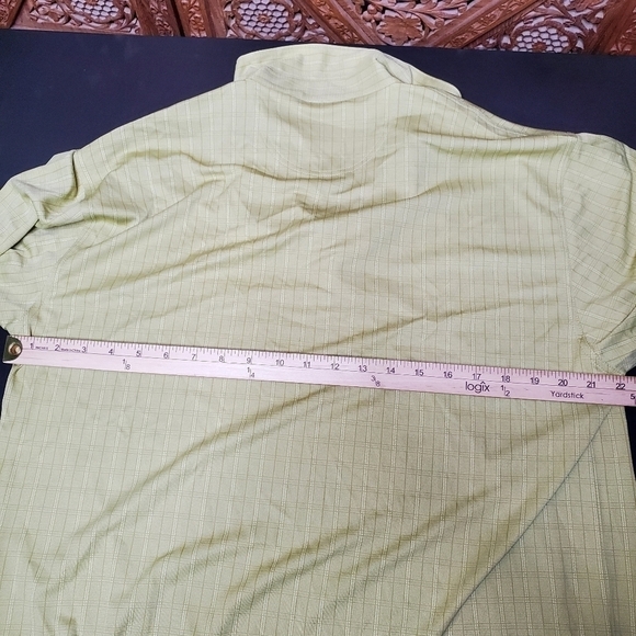 Greg Norman Men’s Golf Polo Shirt The StoneWater Size Large Green - Picture 8 of 13